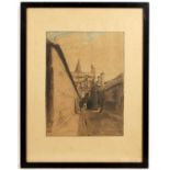 Sir William Nicholson (1872-1949) The Radcliffe Camera, Oxford, lithograph in colours, signed in pen