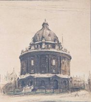 William Nicholson Radcliffe Camera, lithograph in colours, pub by Stafford Gallery, 34 x 31cm;