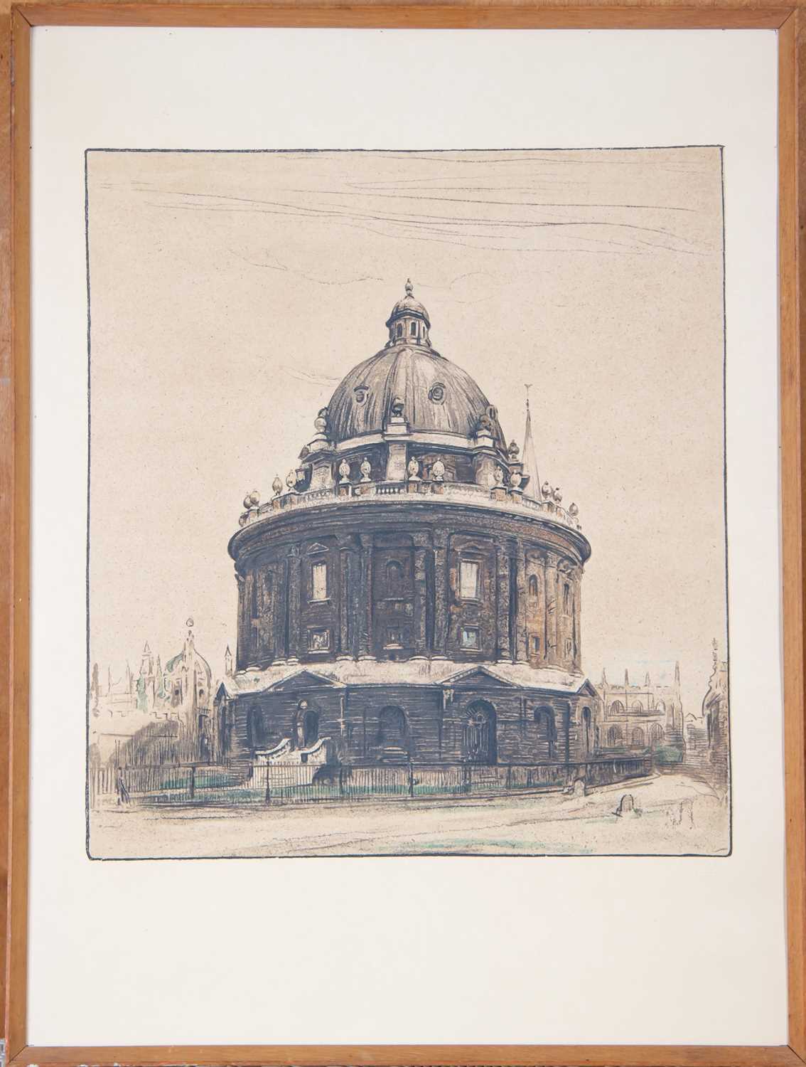 William Nicholson Radcliffe Camera, lithograph in colours, pub by Stafford Gallery, 34 x 31cm; - Image 4 of 9