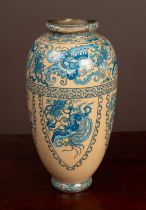 A modern cloisonne vase