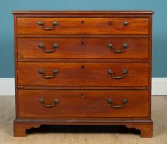 A Regency mahogany chest
