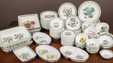 A collection of Portmeirion dinner wares