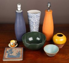 A collection of pottery