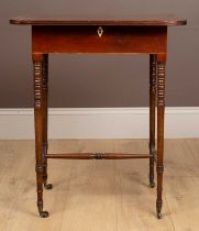 A Regency Style Mahogany Worktable