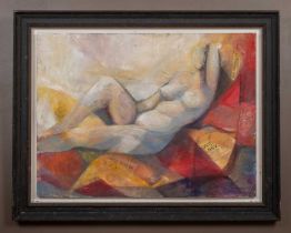 Seth Berstein, four abstract nudes