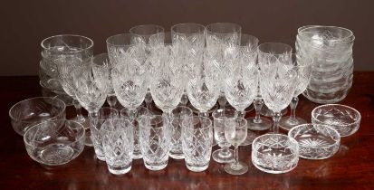 A collection of glassware