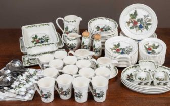 A large collection of Portmeirion crockery