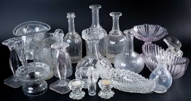 A collection of glassware