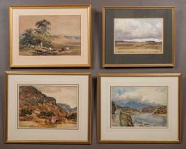 Four Scottish watercolours