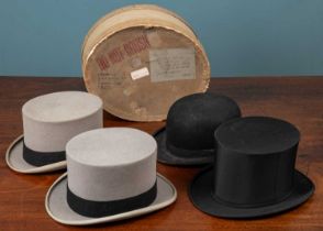 A collection of four hats