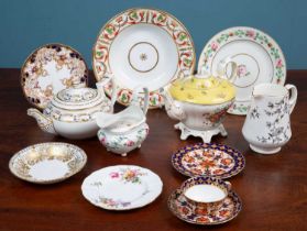 A collection of 19th century and later Derby and Royal Crown Derby porcelain