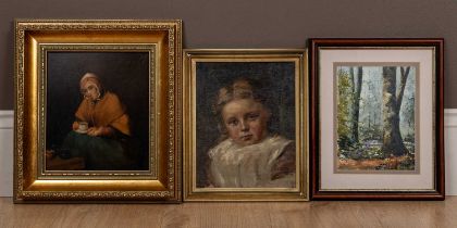 Three paintings