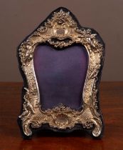 A silver mounted photograph frame