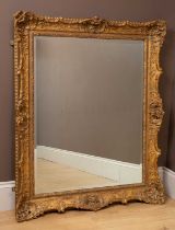 A large rectangular wall mirror