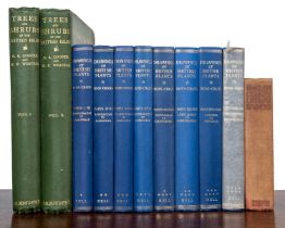 Eight volumes of Drawings of British Plants by Stella Ross-Craig and other books