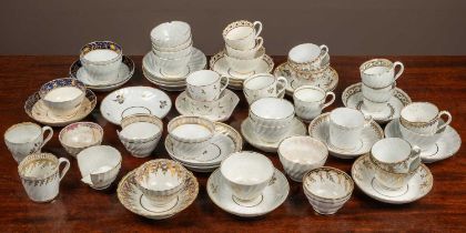 A collection of Worcester style porcelain