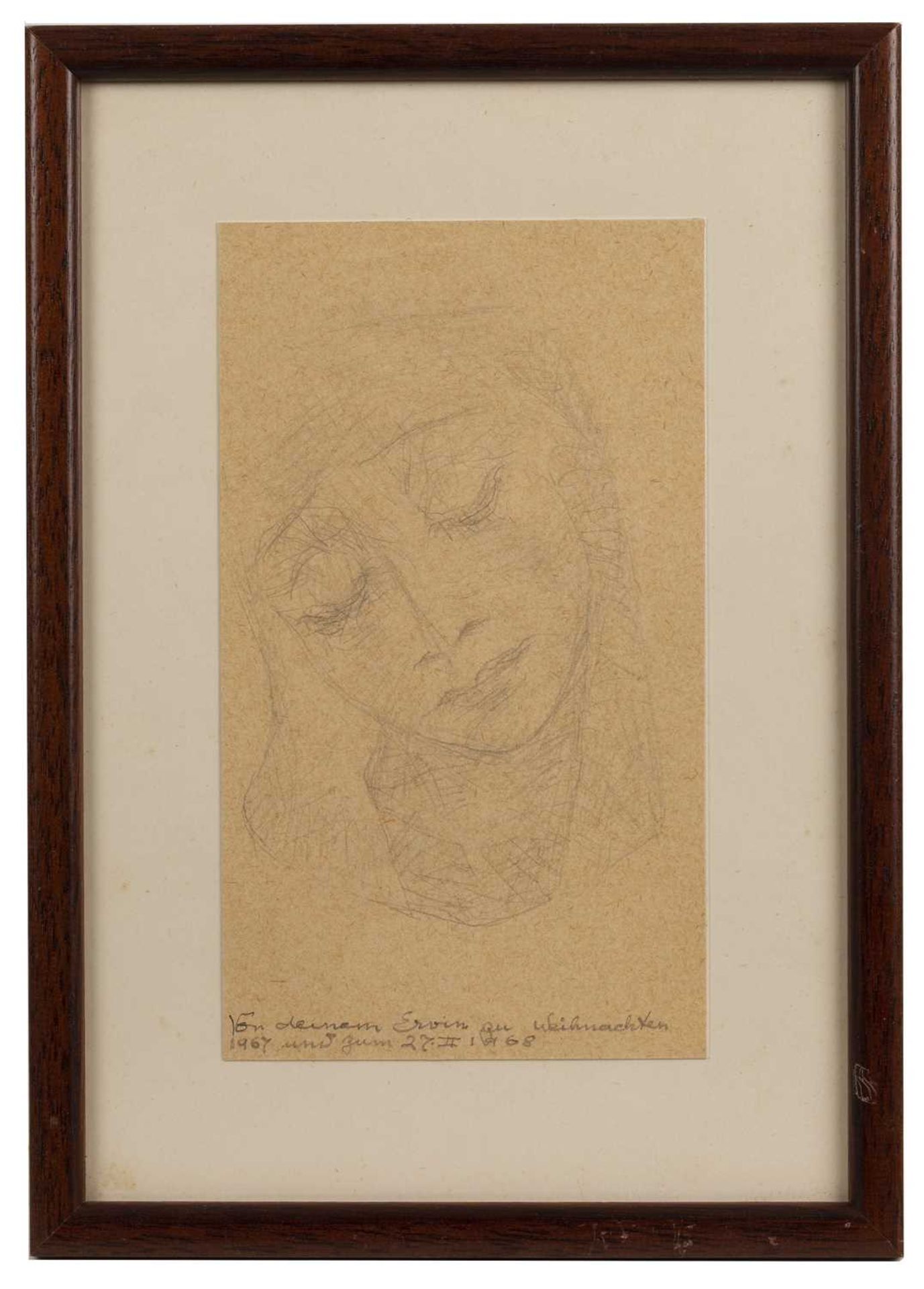 Ervin Bossányi (1891-1975) sketch for a bronze relief made for the art collector Cuthbert Hatch in - Image 4 of 6