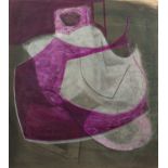 Peter Lanyon (1918-1964) Untitled (Violet Abstract), circa 1947 inscribed (to reverse) gouache 50