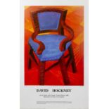 David Hockney (b.1937) The Chair, 1988 for Junior Arts Centre, Los Angeles signed in ink (lower