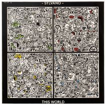 Mr Doodle (b.1994) Sylvano This World 64/300 limited edition album cover 29 x 29cm.