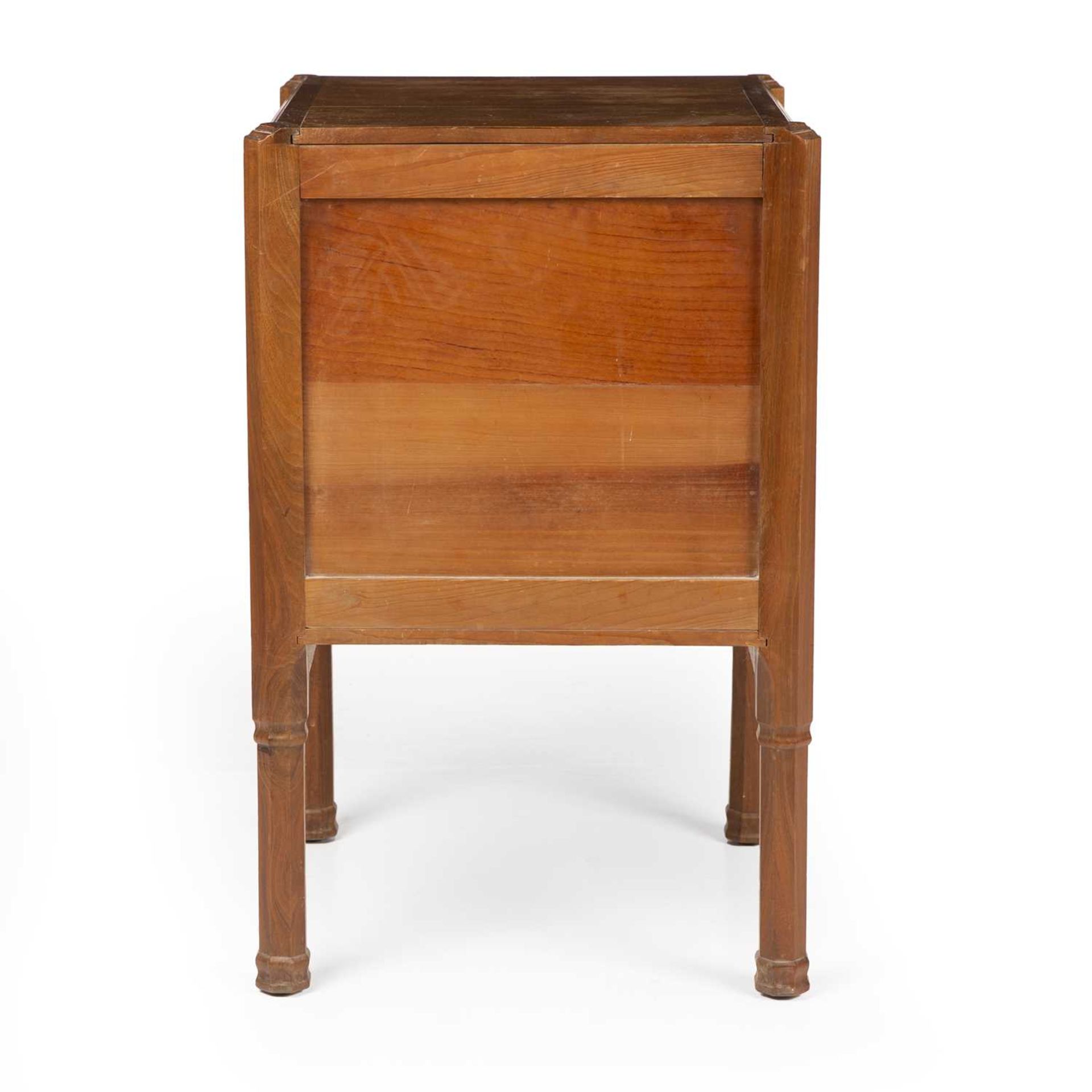 Gordon Russell (1892-1980) Bedside cabinet walnut, with two drawers with ebony handles above - Image 3 of 6