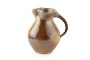 Svend Bayer (b.1946) Jug wood-fired impressed potter's seal 18cm high. Appears in good condition