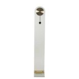 Attributed to Leon Rosen for Pace Collection Floor standing clock glass 167cm high.