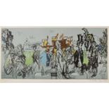 Feliks Topolski (1907-1989) Eton v Harrow, Cricket at Lords, 1983 17/300, signed and numbered in