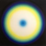 Peter Sedgley (b.1930) Blue In, Blue Out, 1975 from the Pulse Series signed, titled, and dated (to
