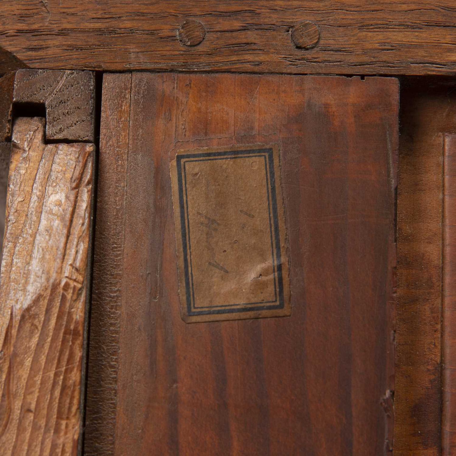 Gordon Russell (1892-1980) Small cupboard/bedside cabinet oak, with a cupboard door enclosing two - Image 7 of 7