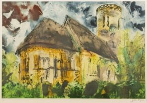 John Piper (1903-1992) Hales, Norfolk (Levinson 412), 1989 9/70, signed and numbered in pencil (in