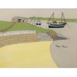 Bryan Pearce (1929-2006) Harbour signed (lower right) pastel 25 x 32cm. Good condition with some