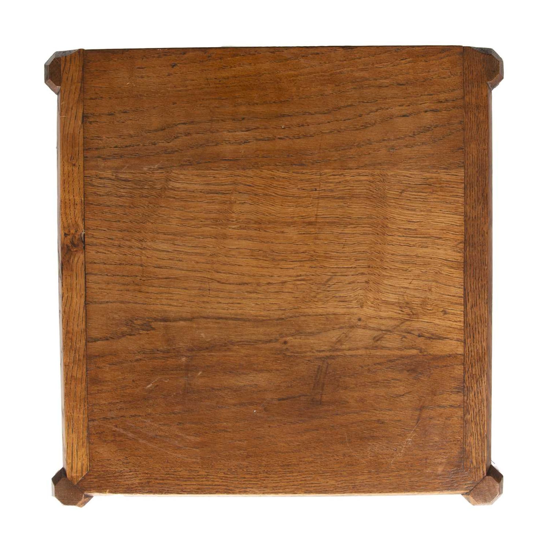 Gordon Russell (1892-1980) Small cupboard/bedside cabinet oak, with a cupboard door enclosing two - Image 5 of 7