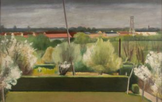 Bernard Meninsky (1891-1950) Landscape at Botley, circa 1940 signed (lower left), dated (to reverse)