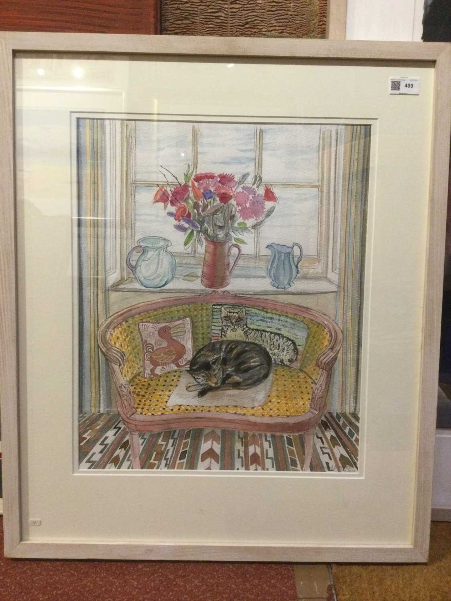 Richard Bawden (b.1936) Cane's Sofa, 2014 signed and dated in pencil (lower right) watercolour 46 - Image 4 of 7