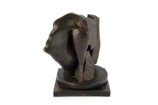 Michael Ayrton (1921-1975) Head of a Woman 1/9 and 1/6, signed and numbered bronze 34cm wide.