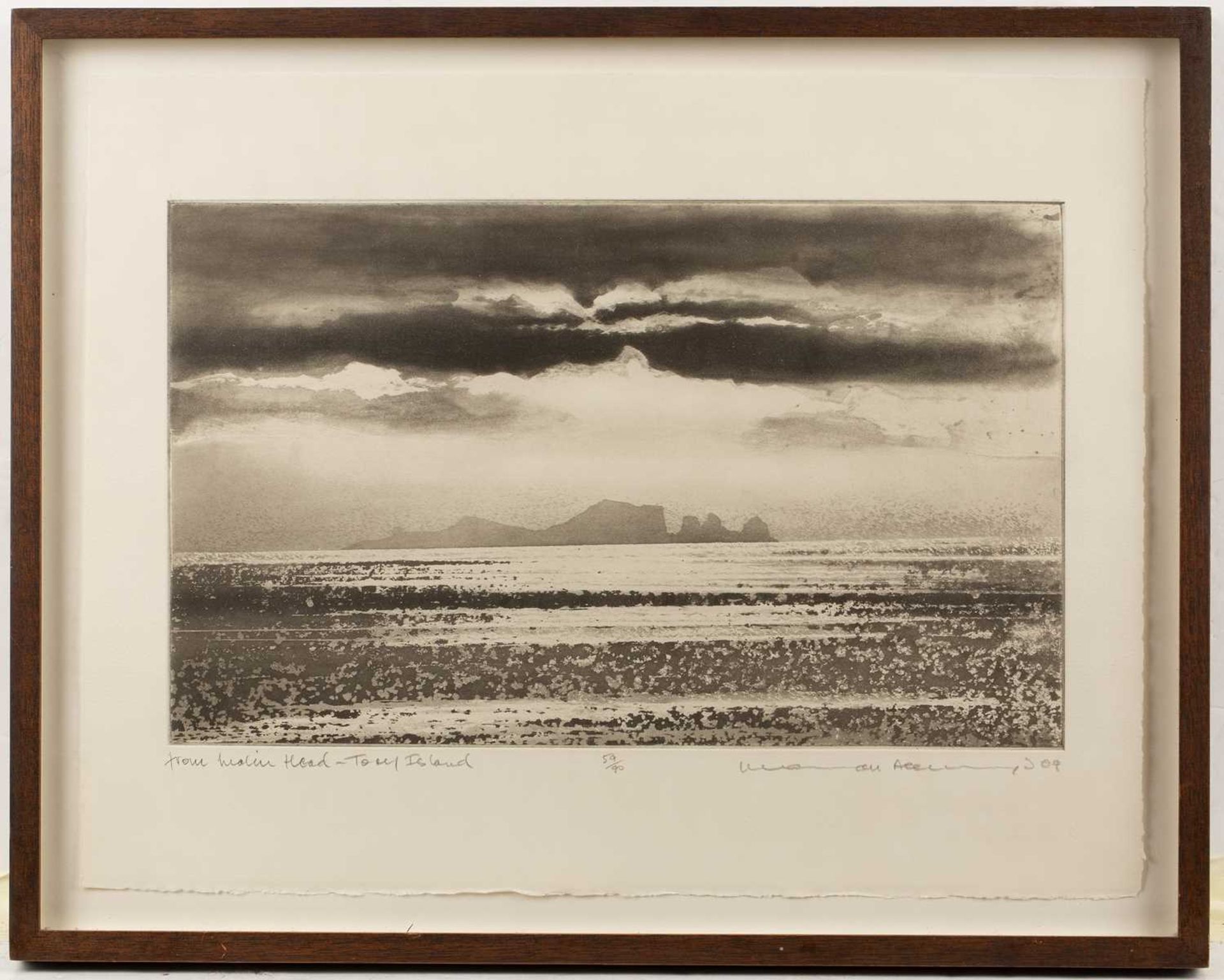 Norman Ackroyd (b.1938) From Malin Head - Toby Island, 2009 59/90, signed, dated, titled, and - Image 2 of 9