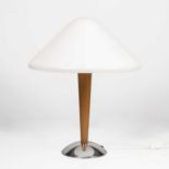 Harvey Guzzini for iGuzzini, Italy Table lamp, circa 1970 manufacturer's labels 64cm high, 48cm