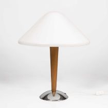 Harvey Guzzini for iGuzzini, Italy Table lamp, circa 1970 manufacturer's labels 64cm high, 48cm