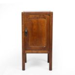 Gordon Russell (1892-1980) Small cupboard/bedside cabinet oak, with a cupboard door enclosing two