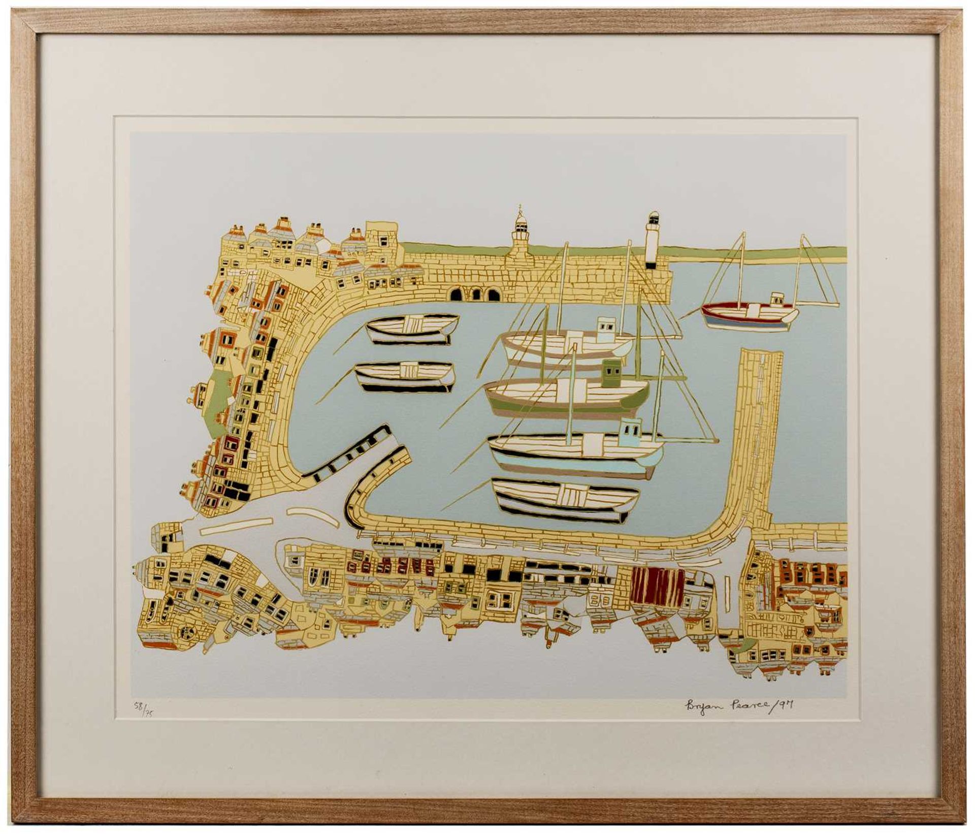 Bryan Pearce (1929-2006) St Ives All Around, 1997 58/75, signed, dated, and numbered in pencil (in - Image 2 of 4