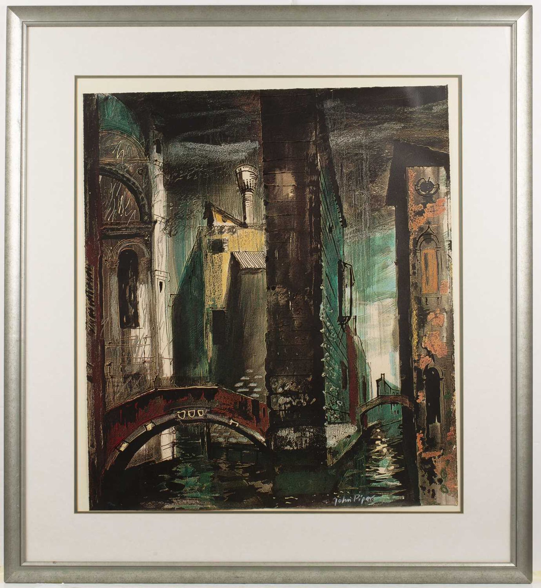 John Piper (1903-1992) Death in Venice II (Levinson 226), 1973 39/70, signed and numbered in - Image 2 of 5