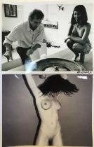 Bob Carlos Clarke (1950-2006) Nude Dionne; and Bob with Dionne both signed by Dionne photographic