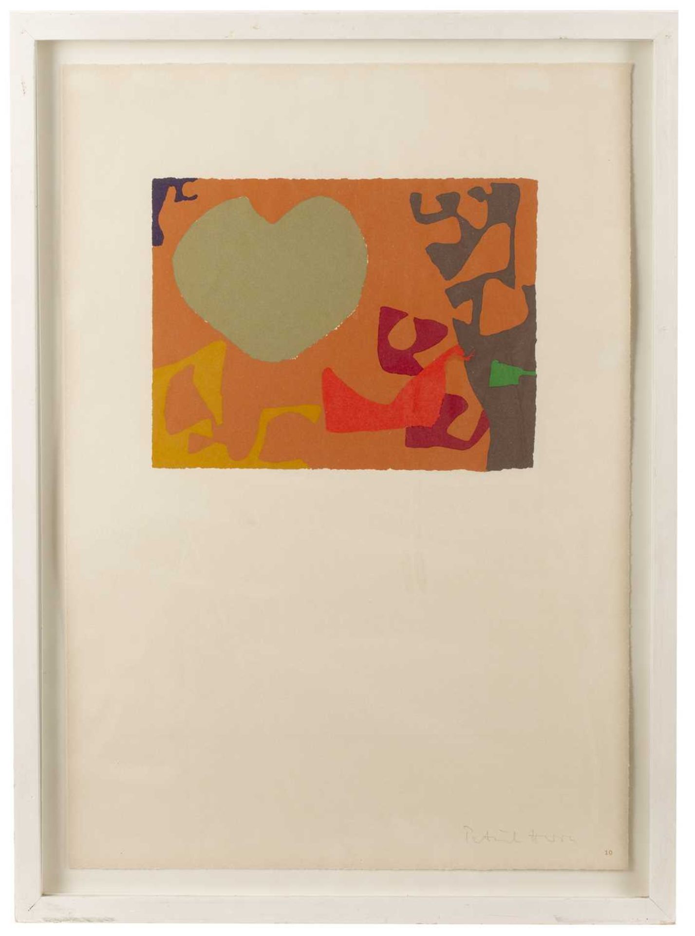 Patrick Heron (1920-1999) MINI JANUARY VIII : 1974 from THE SHAPES OF COLOUR : 1943-1978 signed in - Image 2 of 5