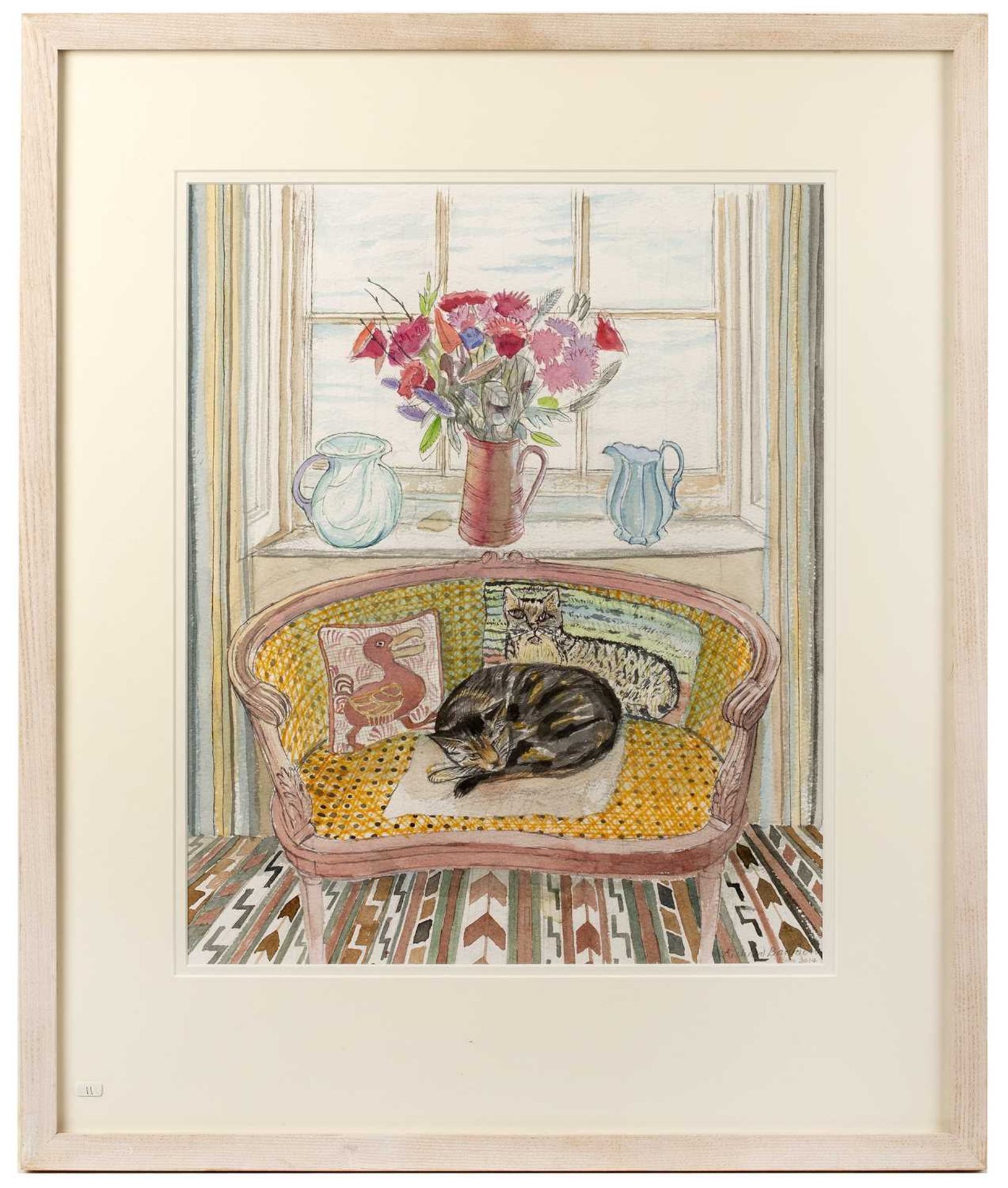 Richard Bawden (b.1936) Cane's Sofa, 2014 signed and dated in pencil (lower right) watercolour 46 - Image 2 of 7