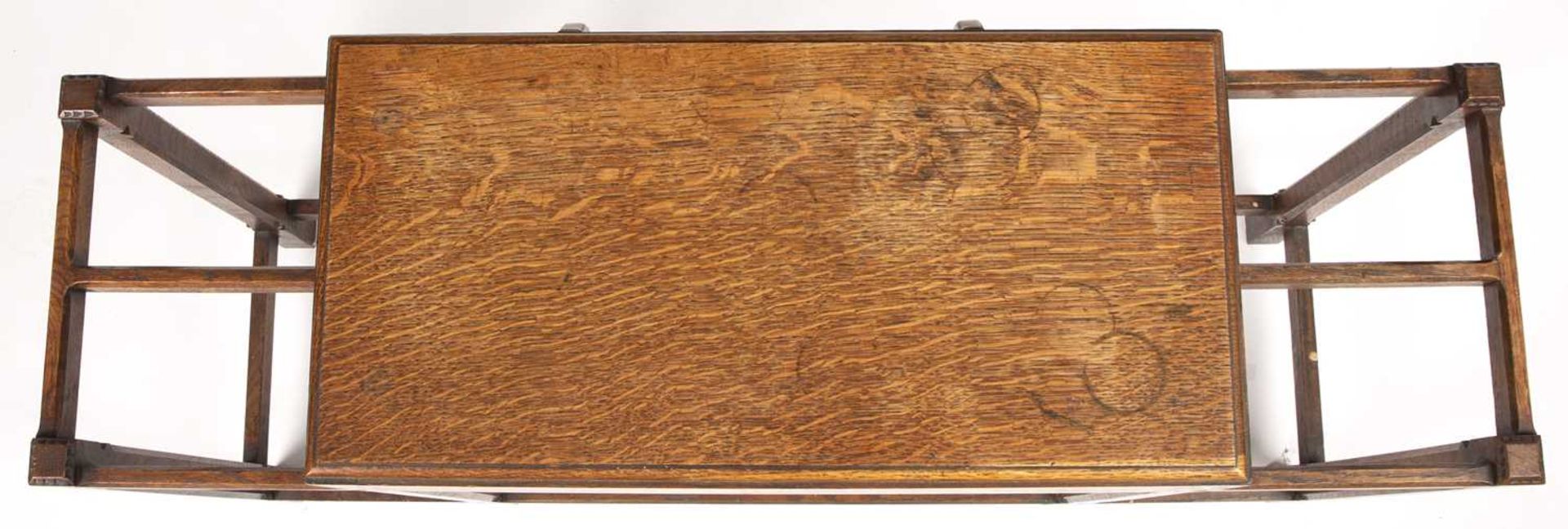 Gordon Russell (1892-1980) Hall Table oak, with two fitted drawers flanked by stick sections 73. - Image 3 of 5