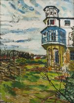 John Bratby (1928-2002) The Tower of the Wind, 1965 signed, titled, and dated (to reverse) oil on