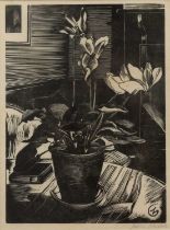 John Northcote Nash (1893-1977) Cyclamen Persicum, circa 1924 signed in pencil (in the margin)