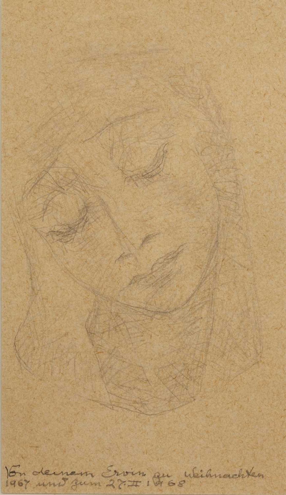 Ervin Bossányi (1891-1975) sketch for a bronze relief made for the art collector Cuthbert Hatch in - Image 2 of 6