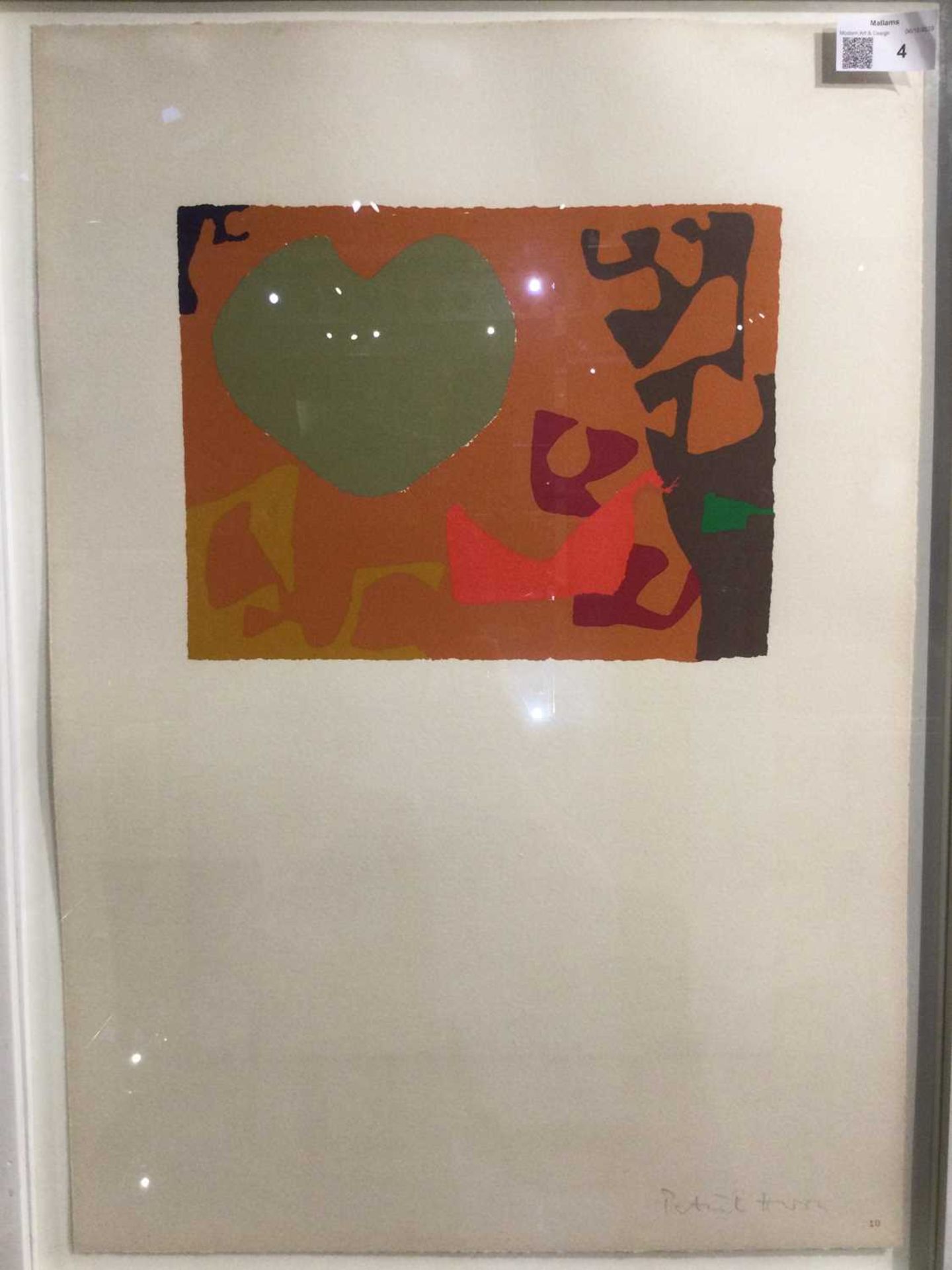 Patrick Heron (1920-1999) MINI JANUARY VIII : 1974 from THE SHAPES OF COLOUR : 1943-1978 signed in - Image 5 of 5